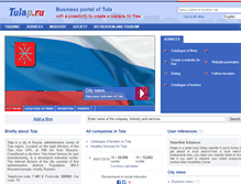 Tablet Screenshot of en.tulap.ru
